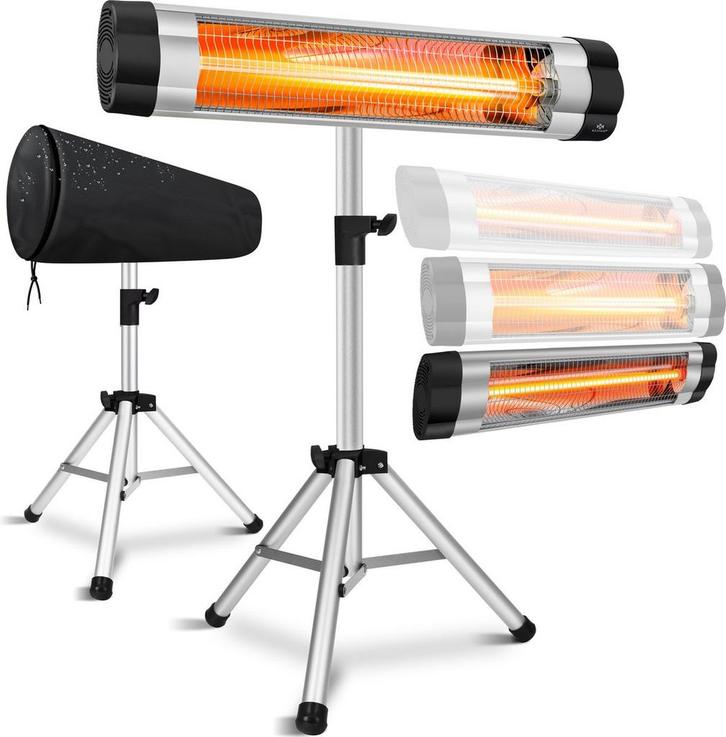 KESSER® Terrasverwarmer - Draaibaar - Verstelbaar - 2500W -, Tuin en Terras, Tuinmeubel-accessoires, Nieuw, Verzenden