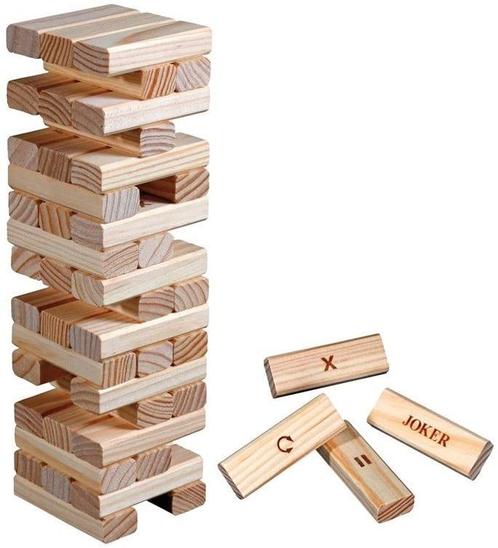 Action Tower (Jenga) | Philos - Gezelschapsspellen, Hobby en Vrije tijd, Gezelschapsspellen | Bordspellen, Nieuw, Verzenden