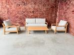 Tierra outdoor : lounge set : Oasis teak set 4 delig € 5999, 4 zitplaatsen, Ophalen of Verzenden, Loungeset, Bank