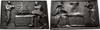 Einseitige Eisenguss-neujahrsplakette 1928 Eisenguss Lauc..., Postzegels en Munten, Penningen en Medailles, Verzenden