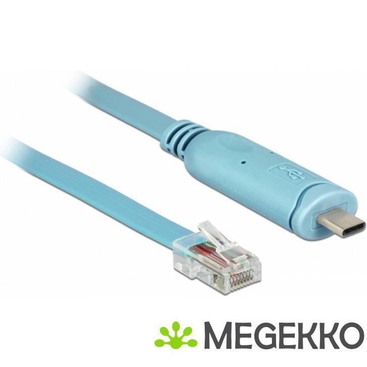 Delock 63914 Adapter USB 2.0 Type-C male > 1 x Serieel, Computers en Software, Overige Computers en Software, Nieuw, Verzenden