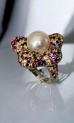Ring - 18 karaat Witgoud, Prachtige 18K witte gouden ring en, Sieraden, Tassen en Uiterlijk, Ringen, Nieuw