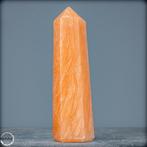 Natuurlijke intens oranje zonne-calciet obelisk , Brazilië-