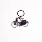 Sleutelhanger fiets metallic zwart, Ophalen of Verzenden, Nieuw
