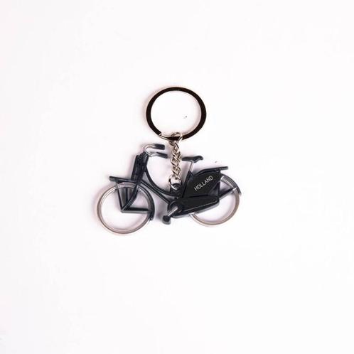 Sleutelhanger fiets metallic zwart, Kleding | Heren, Schoenen, Nieuw, Ophalen of Verzenden