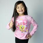 Spongebob longsleeve roze-Maat 104, Nieuw, Verzenden