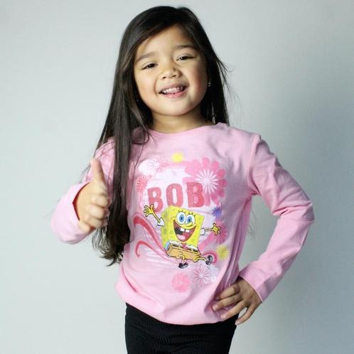 Spongebob longsleeve roze-Maat 104, Kinderen en Baby's, Kinderkleding | Overige, Verzenden