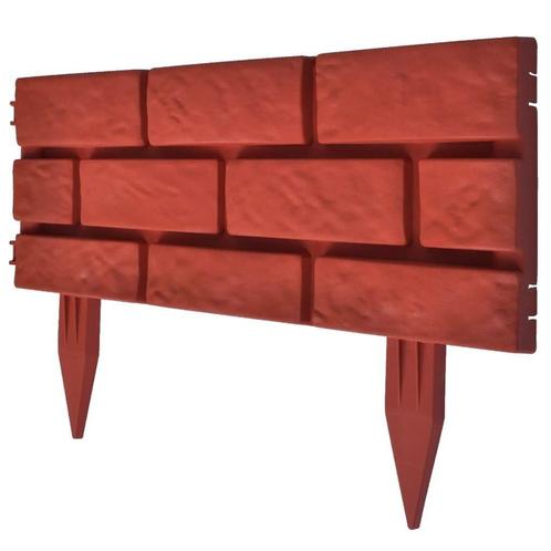 Borderrand Steenmotief 11 stuks - 35% Korting - OP=OP, Tuin en Terras, Bielzen en Borders, Minder dan 25 cm, 200 cm of meer, Nieuw