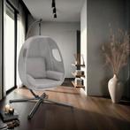 Hangstoel Anika met frame en kussen 160 kg - lichtgrijs, Verzenden, Nieuw