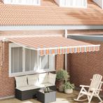vidaXL Handmatig Uittrekbaar Ligbed Meerkleurige Streep, Tuin en Terras, Zonneschermen, Verzenden, Nieuw