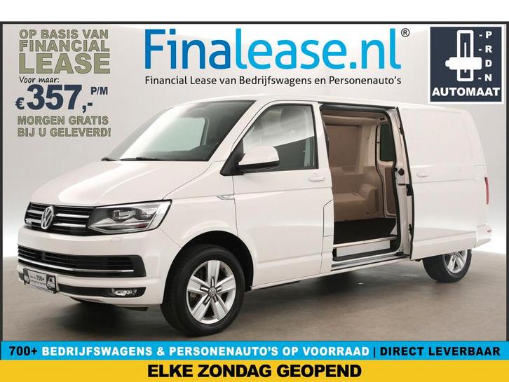 Volkswagen Transporter 2.0 TDI L2H1 204PK Automaat Airco Cam, Auto's, Bestelauto's, Lease, Automaat, Diesel, Volkswagen, Wit, Verzenden