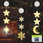 Kerstverlichting Raam Maan, Noorderster, Sneeuwvlokken -, Verzenden, Nieuw