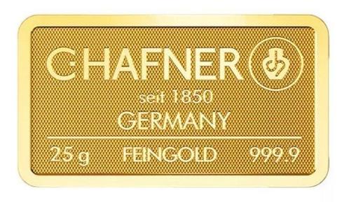 25 gram - Goud .999 - C. Hafner, Germany - Verzegeld en met, Postzegels en Munten, Edelmetalen en Baren