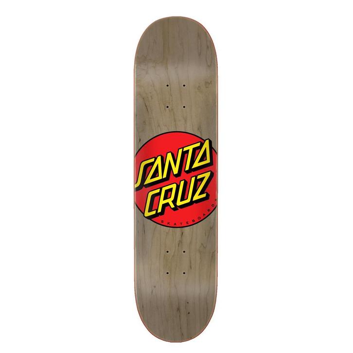 Santa Cruz Classic Dot 8.375 skateboard deck - bruin, Sport en Fitness, Skateboarden, Verzenden