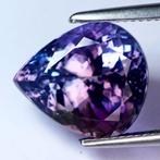 1 pcs Violet, Blauw Tanzaniet - 12.76 ct - International, Sieraden, Tassen en Uiterlijk, Edelstenen, Nieuw