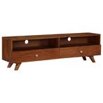 vidaXL Tv-meubel 140x30x40 cm massief gerecycled hout, 100 tot 150 cm, Verzenden, Nieuw, Minder dan 100 cm