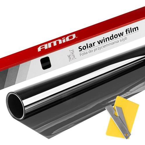 Solar Raamfolie Zwart 30% - 0,75x3m, Auto diversen, Tuning en Styling, Verzenden