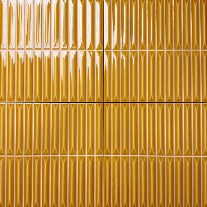 Wandtegel kitkat arrow honey 1,5x10 cm wandtegel, Doe-het-zelf en Verbouw, Tegels, Wandtegels, Nieuw, 10 m² of meer, Keramiek