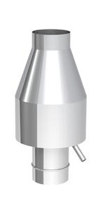 GGM Gastro | Deflectorkap - Ø 200 mm | DHJ200 | DHJ200, Doe-het-zelf en Verbouw, Ventilatie en Afzuiging, Verzenden, Nieuw