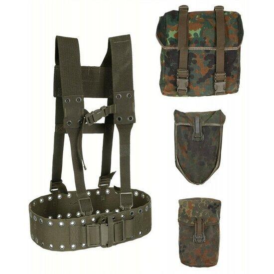 Duitse Bundeswehr tactical load carrying set 5-delig, Fle..., Verzamelen, Militaria | Algemeen, Landmacht, Duitsland, Overige typen