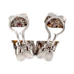 Wigouden oorhangers met parel en diamant 18 krt, Ophalen of Verzenden, Nieuw