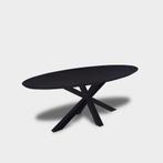 Tafel Ovaal Eikenhout - Matrix Hout - Donker Eiken, Huis en Inrichting, Tafels | Eettafels, Nieuw