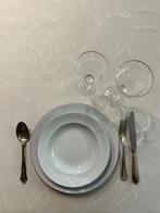 Prachtig velours satijnen tafelkleed met marmereffect. -, Antiek en Kunst