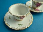 Meissen - Kop en schotel (2) - Keramiek - Meissen mokkopjes, Antiek en Kunst