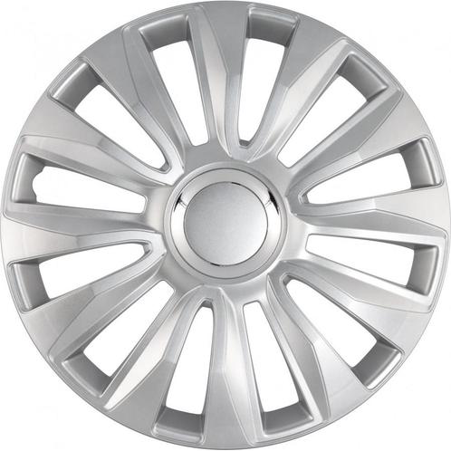 Wieldoppen  Avalone Pro 15-inch zilver + chroom ring, Auto diversen, Wieldoppen, Verzenden