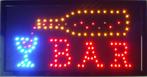 Bar drank cafe LED bord lamp verlichting lichtbak reclamebor, Verzamelen, Verzenden, Nieuw