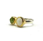 Zonder Minimumprijs - Ring Verguld, Zilver Opaal, Sieraden, Tassen en Uiterlijk, Ringen, Nieuw