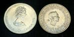 Canada en Luxemburg. 2 moedas em prata  (Zonder