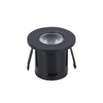 LED Mini inbouwspot Ø35mm 1 W IP20 Niet dimbaar Zwart warm, Huis en Inrichting, Lampen | Plafondlampen, Nieuw, Ophalen of Verzenden