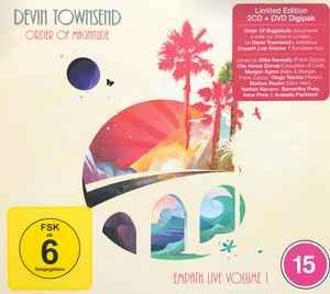 cd digi - Devin Townsend - Order Of Magnitude - Empath Li..., Cd's en Dvd's, Cd's | Rock, Zo goed als nieuw, Verzenden
