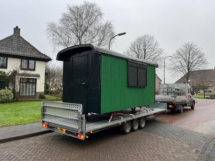 Schaftkeet / pipowagen transport, Diensten en Vakmensen, Koeriers, Chauffeurs en Taxi's, Koeriersdiensten
