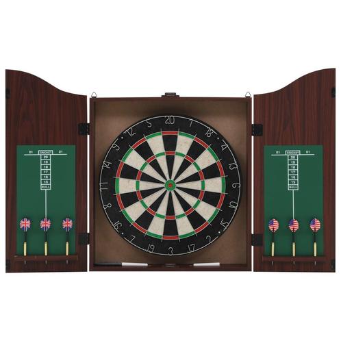 vidaXL Dartbord professioneel met kast en 6 darts sisal, Sport en Fitness, Darts, Nieuw, Verzenden