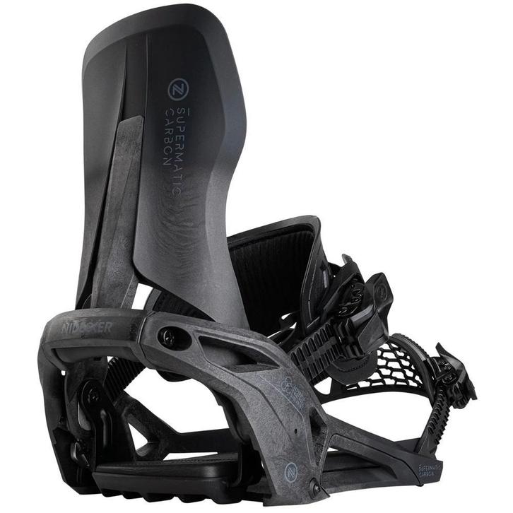 Nidecker Super Matic Black White Carbon - Nieuw Step on, Sport en Fitness, Snowboarden, Bindingen, Nieuw, Ophalen of Verzenden