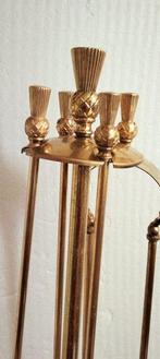 Openhaard accessoire (5) - dennenappels - Massief brons -, Antiek en Kunst