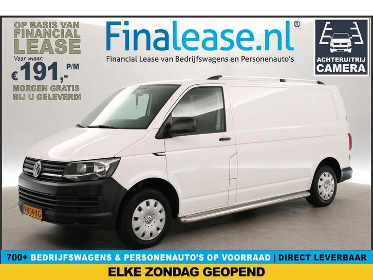 Volkswagen Transporter 2.0 TDI L2H1 Airco Cruise Cam 3-Zits, Auto's, Bestelauto's, Lease, Handgeschakeld, Diesel, Volkswagen, Wit