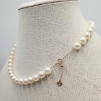 Halsketting - 18 karaat Geel goud - K18 Akoya parel 8mm, Nieuw