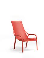 Nardi Net Loungestoel Polypropyleen - Corallo, Tuin en Terras, Tuinsets en Loungesets, Ophalen of Verzenden, Nieuw