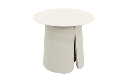 VDG Velora koffietafel Ø45 cm. - Cream, Tuin en Terras, Tuintafels, Nieuw, Overige materialen, Rond, Verzenden