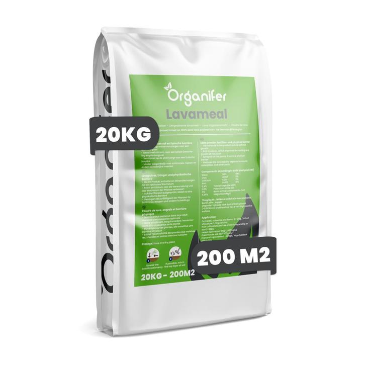 Lavameel uit Eifel Oergesteente (20 kg – Voor 200 m2), Tuin en Terras, Aarde en Mest, Mest, Verzenden