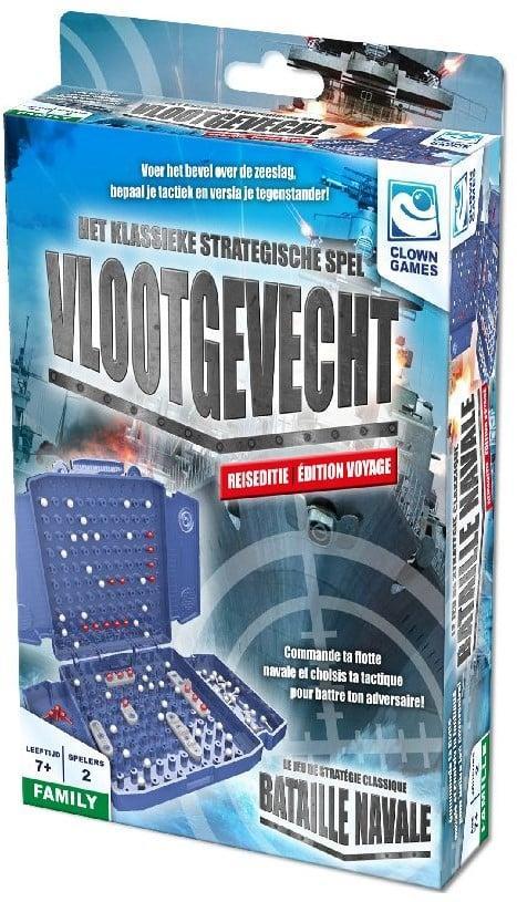 Vlootgevecht Reiseditie | Clown Games - Reisspellen, Hobby en Vrije tijd, Gezelschapsspellen | Bordspellen, Nieuw, Verzenden