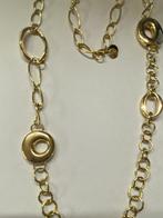 Halsketting - 18 karaat Geel goud - lange ketting 18 kt goud, Sieraden, Tassen en Uiterlijk, Nieuw