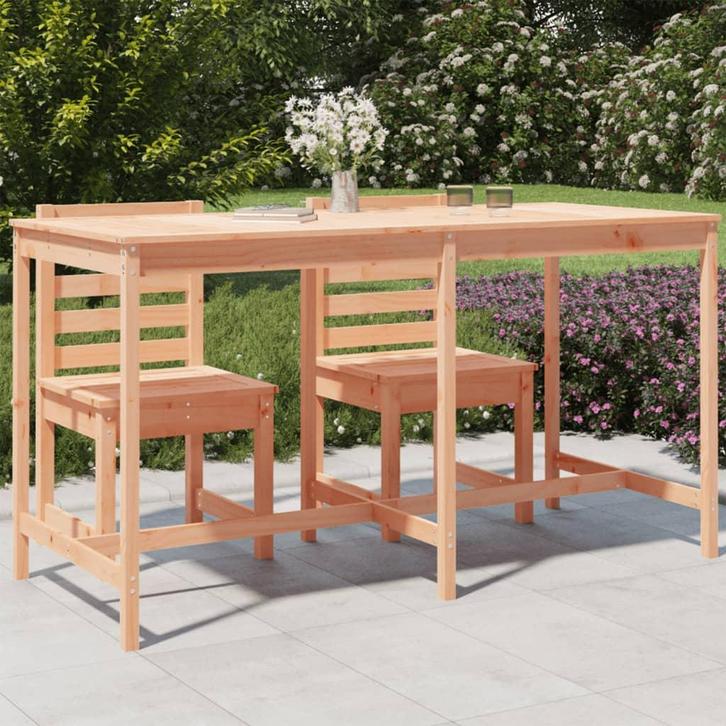 vidaXL Tuintafel 203,5x90x110 cm massief douglashout, Tuin en Terras, Tuintafels, Nieuw, Verzenden