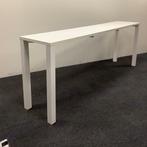 Sta-tafel 300x60 cm, hoogte 110 cm, wit - Gratis Bezorging, Gebruikt, Ophalen of Verzenden