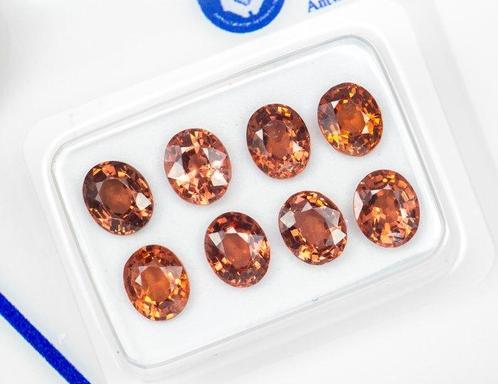 Zonder Minimumprijs - 8 pcs Spinel - 3.43 ct - Antwerp, Sieraden, Tassen en Uiterlijk, Edelstenen