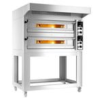 GGM Gastro | Elektrische pizzaoven - 6+6x 33cm - Handmatig -, Witgoed en Apparatuur, Afzuigkappen, Onderbouw afzuigkap, Verzenden