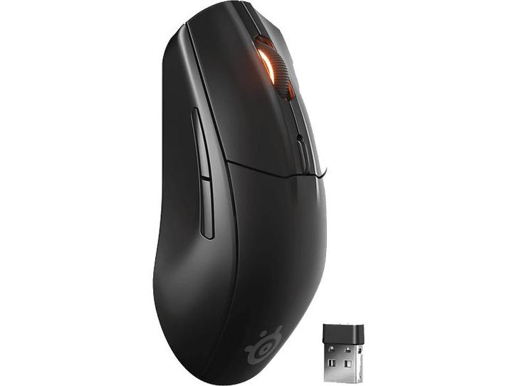 Steelseries -  Rival 3 Wireless Gen 2 Gamingmuis  - Zwart, Computers en Software, Muizen, Rechtshandig, Gaming muis, Draadloos